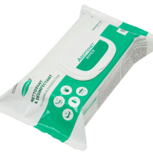 Lingettes nettoyantes et désinfectantes (sachet de 100)