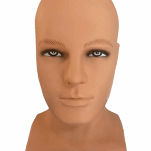 Tête d'entrainement en silicone pour tricopigmentation